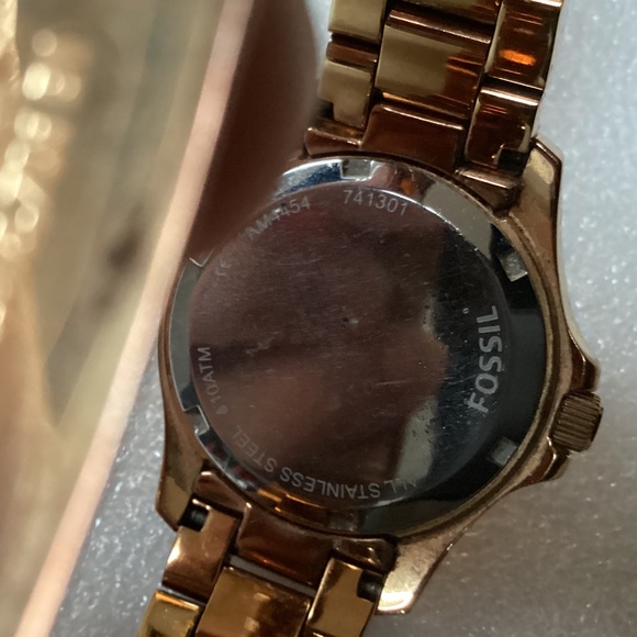 Fossil Retro Traveller Three Hand Rose Gold-tone Women’s Watch AM4454 main image 7